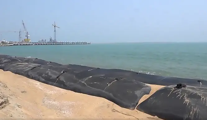 Hot sale 12.6×25 Geotube Sludge Dewatering for Philippines-video -9