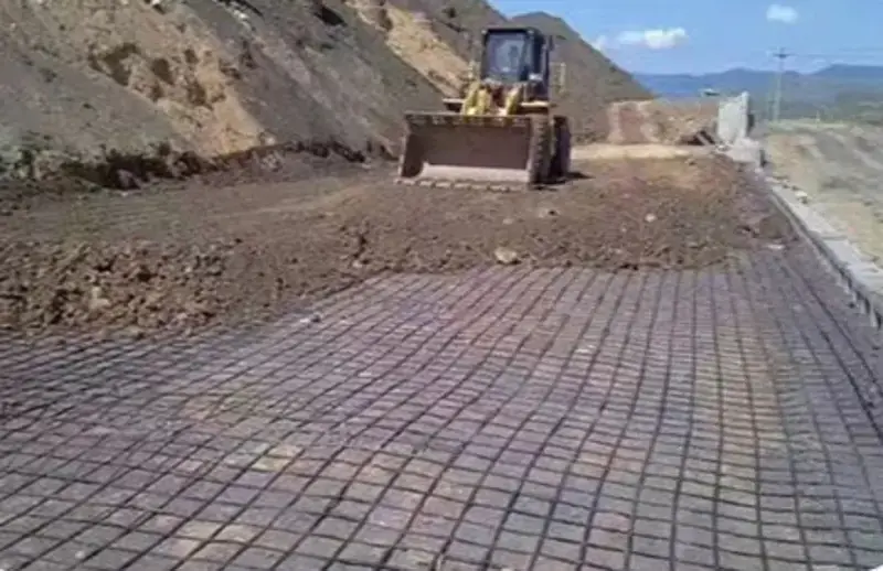 Steel Plastic Geogrid5