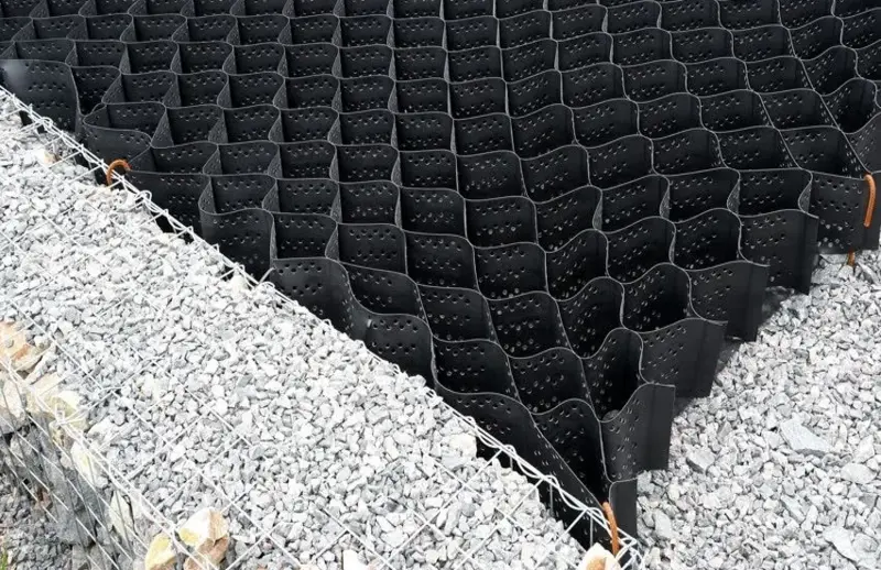 geocell slope protection