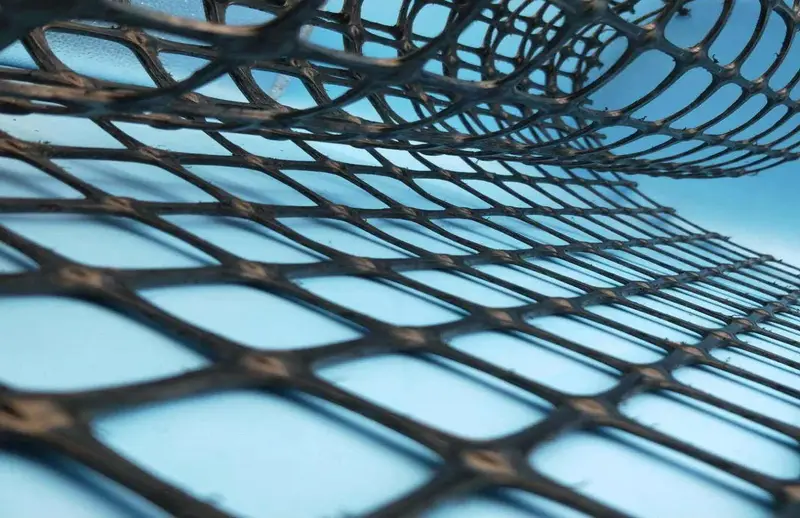 Road construction geogrid